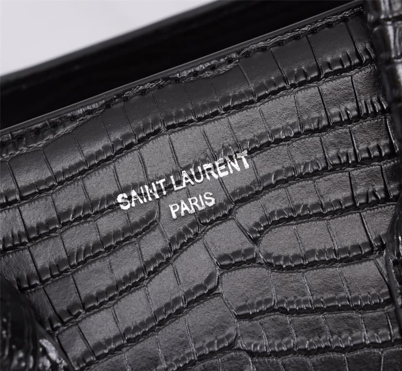 C8763 ✨ Small crocodile pattern🌴🌴🌴 Super popular accordion bag[Strong]💧💧 High quality to win customers👑 YSL Saint Laurent 🐊 Features imported crocodile pattern🐊 Code: 7107. Original hardware🐊 Whether it’s the leather material, hardware components, stitchi — image 6