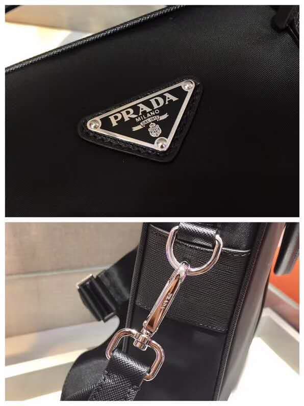 C6977 🎉 Upgradeable case 🎉 2VE871 briefcase 🎉 Made from imported Saffiano cross-stitched leather and nylon material. It features a detachable, adjustable nylon strap, allowing it to be carried in both hands – making it very stylish. What’s great is that t — image 8
