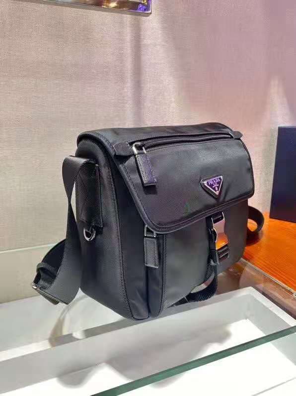 C6963 🆕🆕 Popular 1BD994 model – original product! 🤙🤙 Made from imported nylon material and Saffiano leather trim. Adjustable fabric straps, stainless steel accessories, triangular enamel logos on the bags. Zippers and buckles for opening/closing. Two oute — image 2