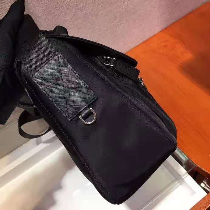 C6963 🆕🆕 Popular 1BD994 model – original product! 🤙🤙 Made from imported nylon material and Saffiano leather trim. Adjustable fabric straps, stainless steel accessories, triangular enamel logos on the bags. Zippers and buckles for opening/closing. Two oute — image 7