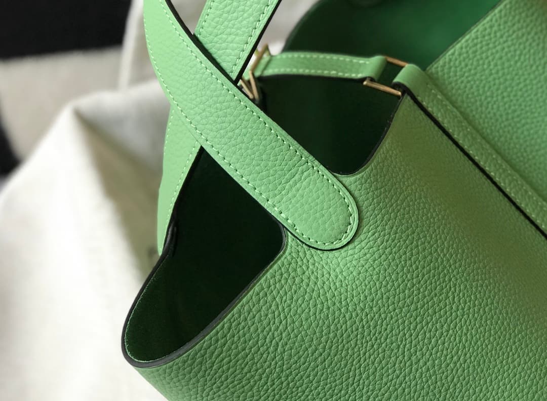 C4875 Semi-handmade. In stock. ⁰ʚCabbage Basket⁰ɞ Full TC leather collection — image 3