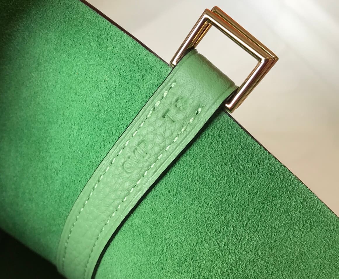 C4875 Semi-handmade. In stock. ⁰ʚCabbage Basket⁰ɞ Full TC leather collection — image 5