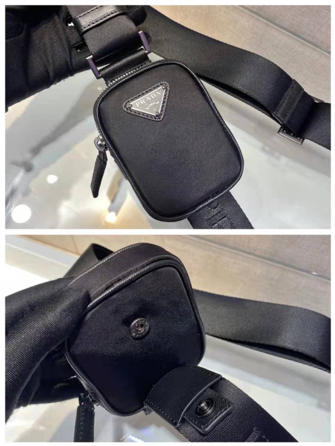 C6930 Batch 🎉〖with original boxes〗 Eco-friendly collection 🎉2VH112A 🎉This innovative crossbody bag is made of recycled nylon, and its design inspired by sports activities gives it a versatile style. The detachable pockets highlight its functionality. The  — image 6