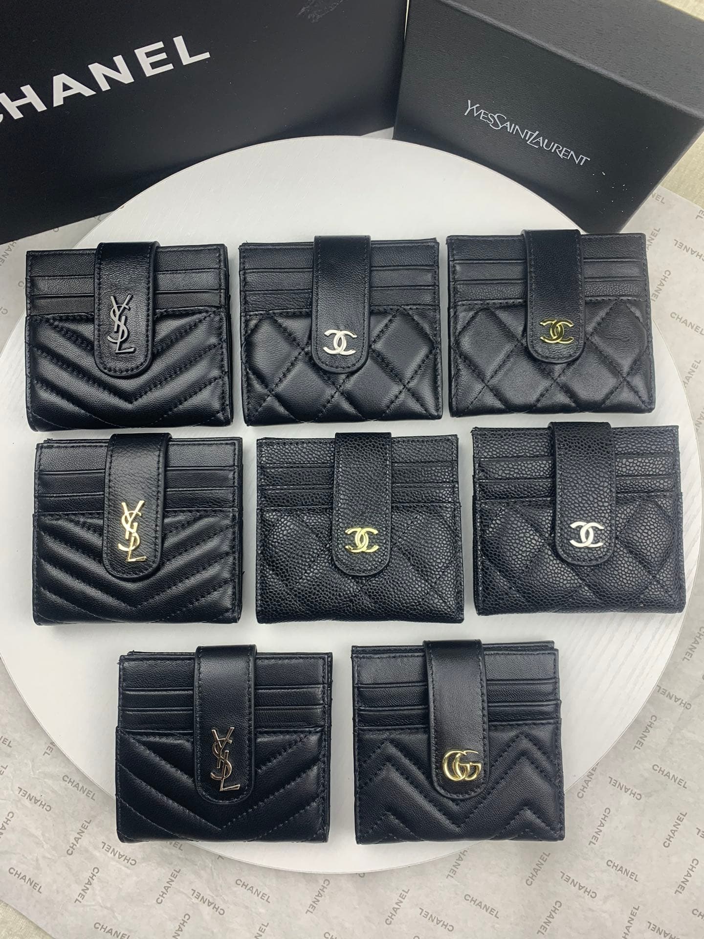 C8775 50087 Saint Laurent best-selling women’s wallet, 50% off price, leather on both sides and inside, multiple card slots, ultra-thin design. 1: 1 – original quality, simple and versatile, ultra-thin design 💕 Really beautiful! 12, 9 – in stock. — image 2