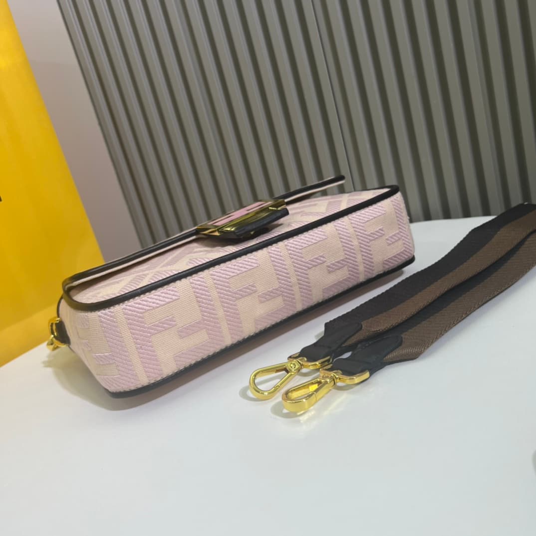 C2937 Replacement leather bag with original 2022 style: It has a very summery look; colorful rainbow🌈F embroidery. This Fendi Baguette pattern bag is definitely a trendy item for this summer! It looks great when worn; it’s also very popular among people w — image 4