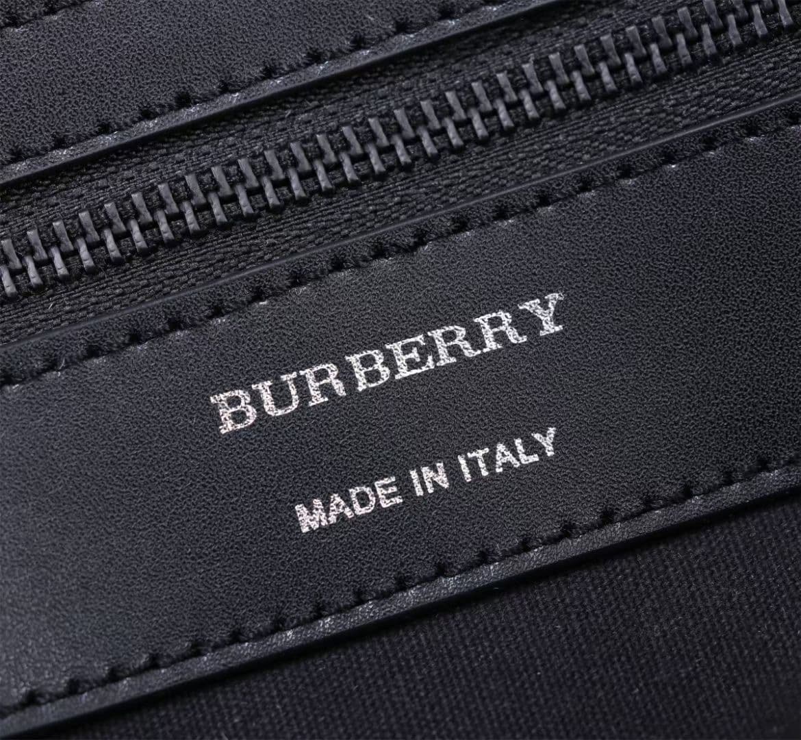 C8231 -B brand’s latest briefcase is crafted from checked and Italian tanned leather, with a branded logo design. It can be carried in a handheld format, or using detachable straps for shoulder carrying. At least 30% of the materials used in this product  — image 8