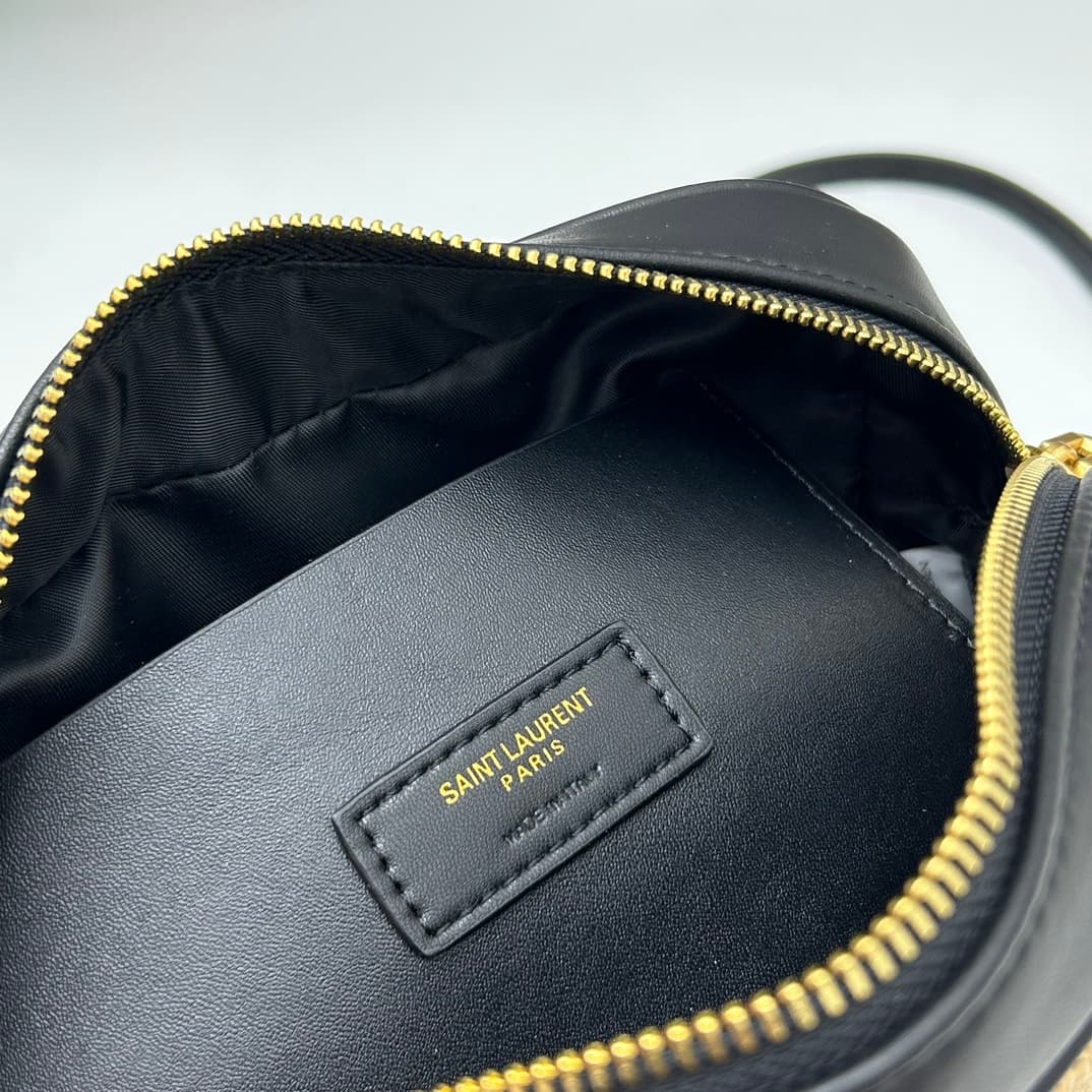 C8750 💰 YSL Saint Laurent Leather-woven camera bag with box|||【NEW】 — image 8