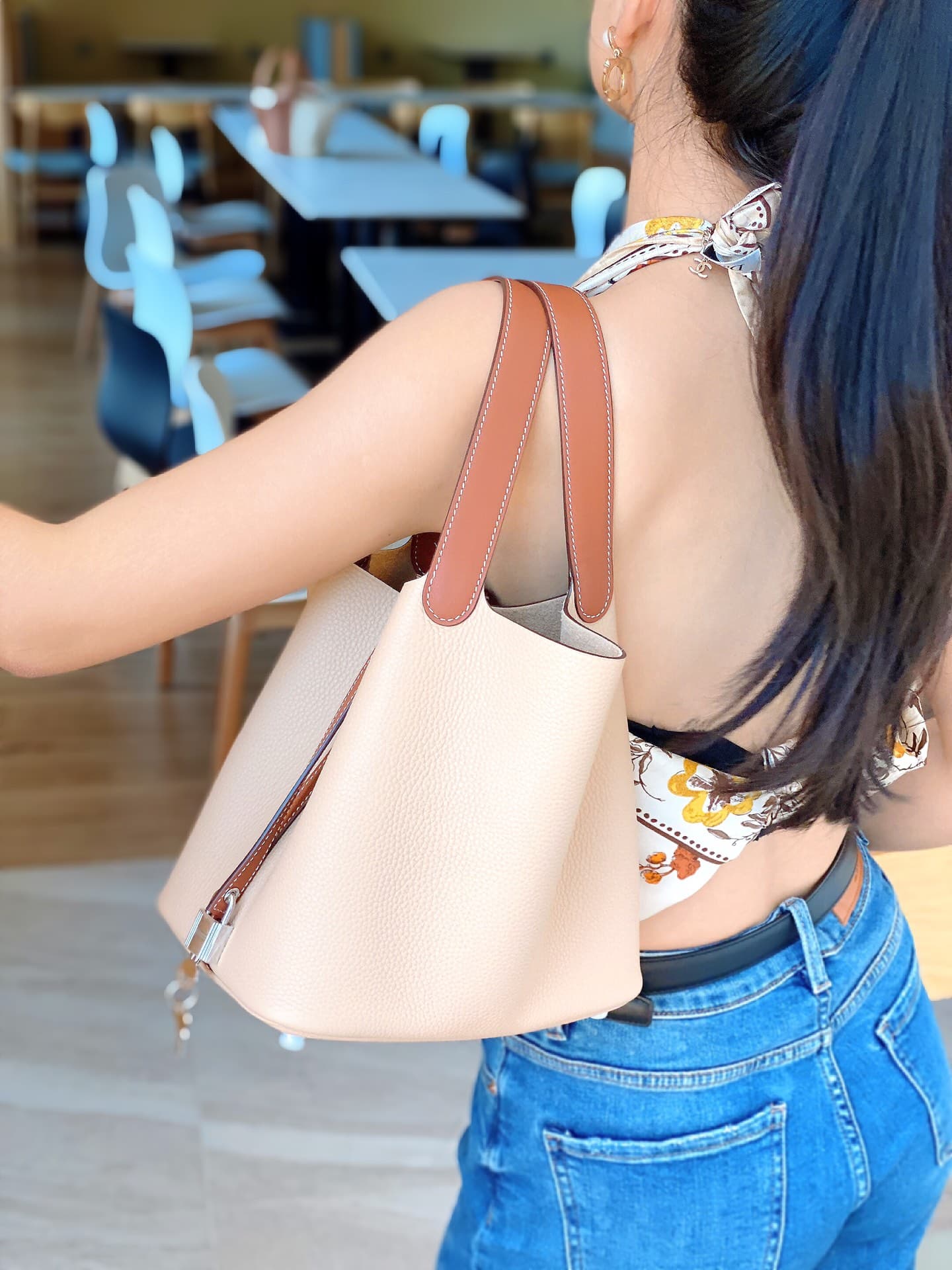 C4849 - 22Cm Upper body: plain golden brown / trench coat gray🥂 — image 3