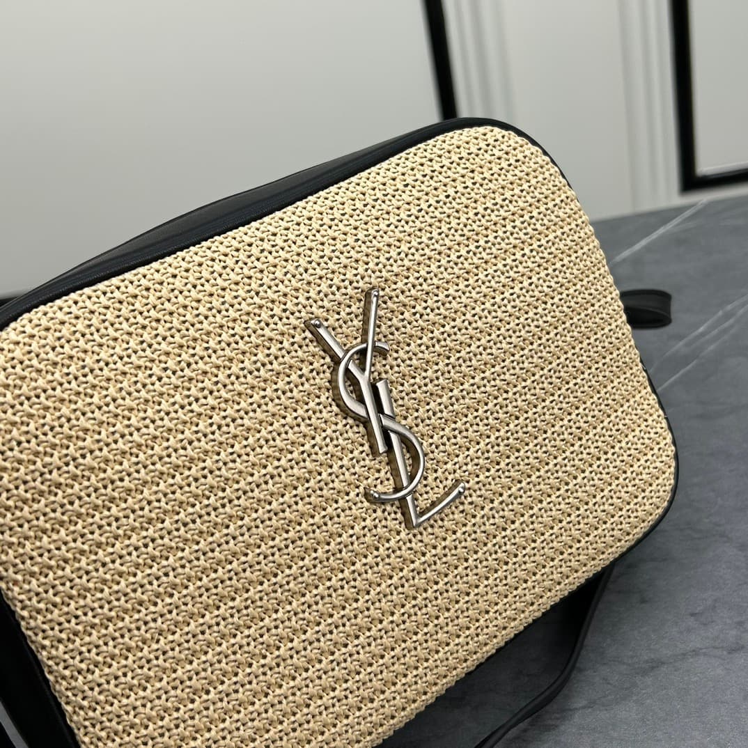 C8749 💰 YSL Saint Laurent Leather Woven Camera Bag with Box ||| [NEW] — image 4
