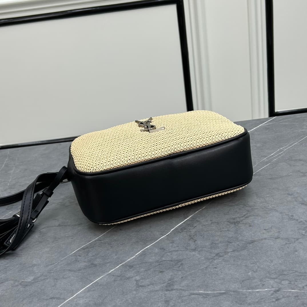 C8749 💰 YSL Saint Laurent Leather Woven Camera Bag with Box ||| [NEW] — image 5