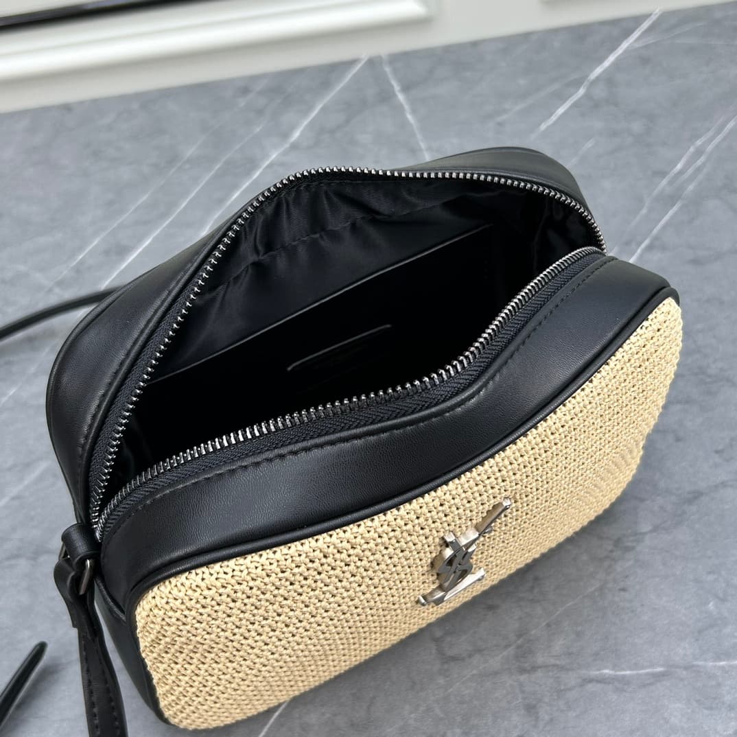 C8749 💰 YSL Saint Laurent Leather Woven Camera Bag with Box ||| [NEW] — image 7