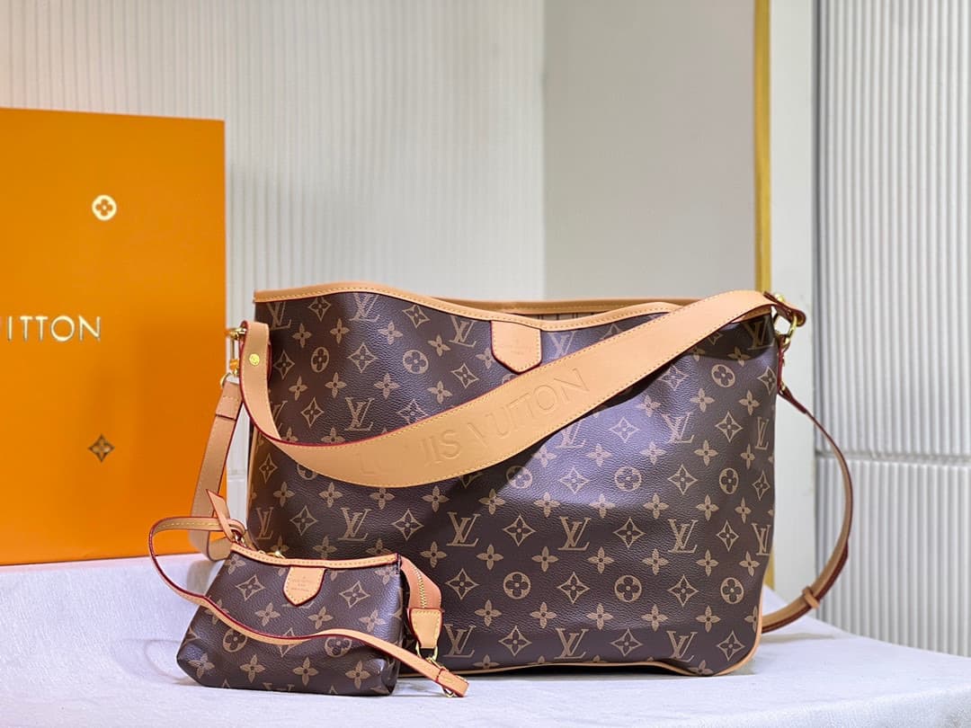 C5072 💰 Large size vintage/retro variant with parent-child design 🔥 Very popular 🔥🔥💥 M44945 – a recent hit among online influencers. LV mid-century tote bag, the latest style for early spring. A versatile LV upgrade version shopping bag. In recent years,  — image 1