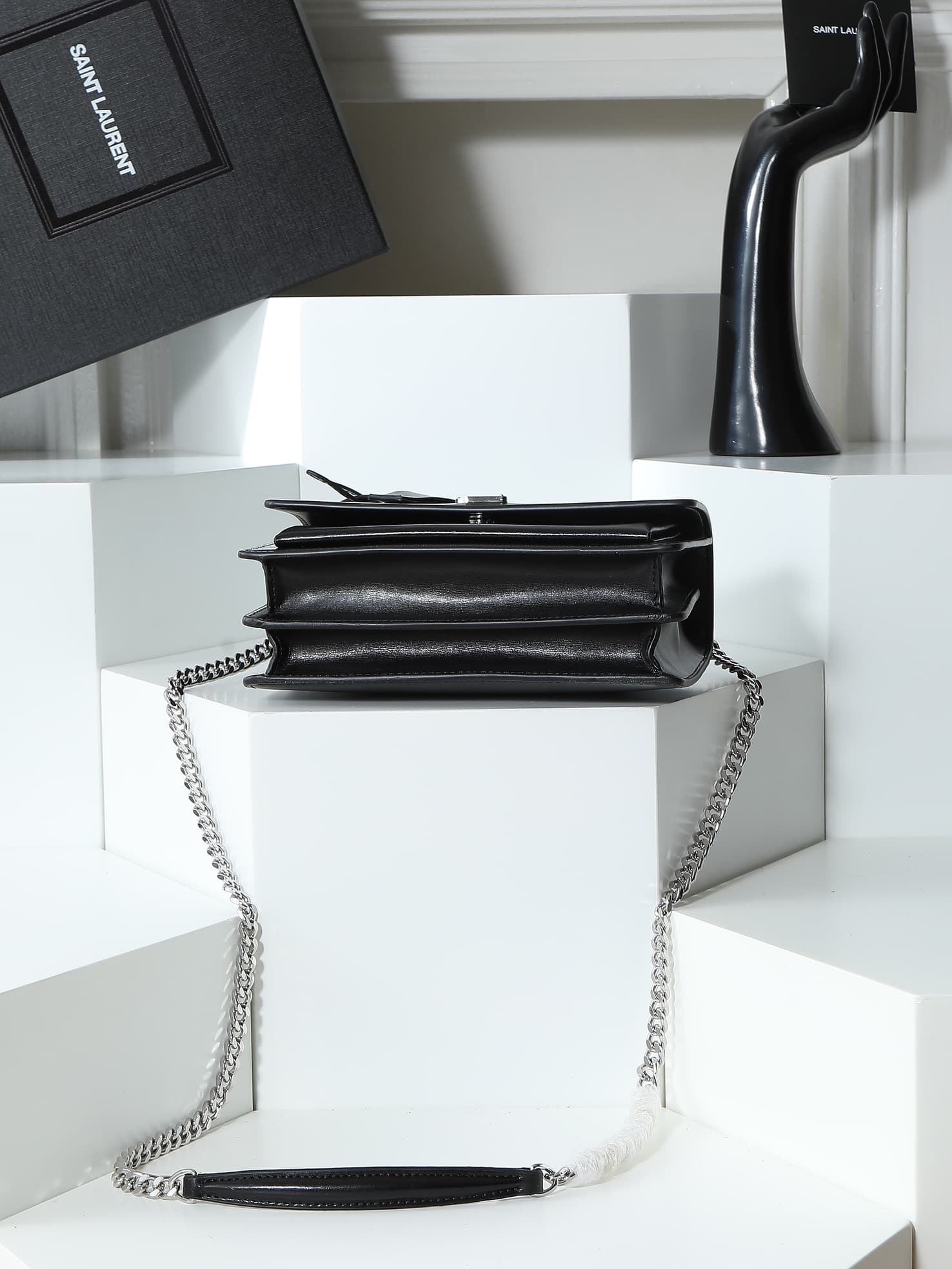 C8603 (Vintage/retro leather material🐂) Vintage/retro imported high-quality leather with toothpick pattern ➕ premium custom-made, perfectly aligned vacuum electroplated antique gold hardware—new antique gold hardware in stock! The craftsmanship of the lea — image 4