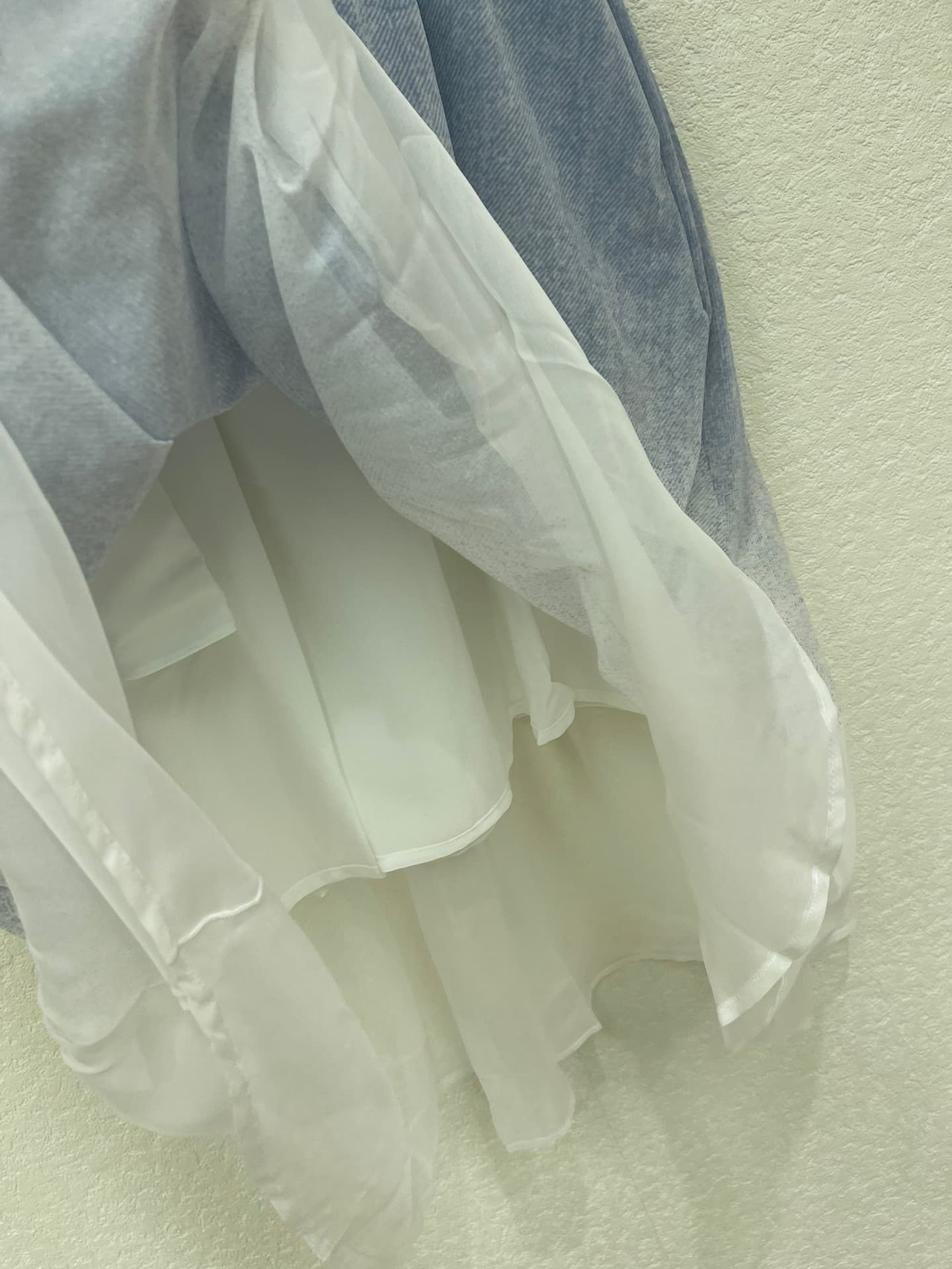 C18473 Prad*26 Spring/Summer new gradient acetate chiffon mid-dress — image 5