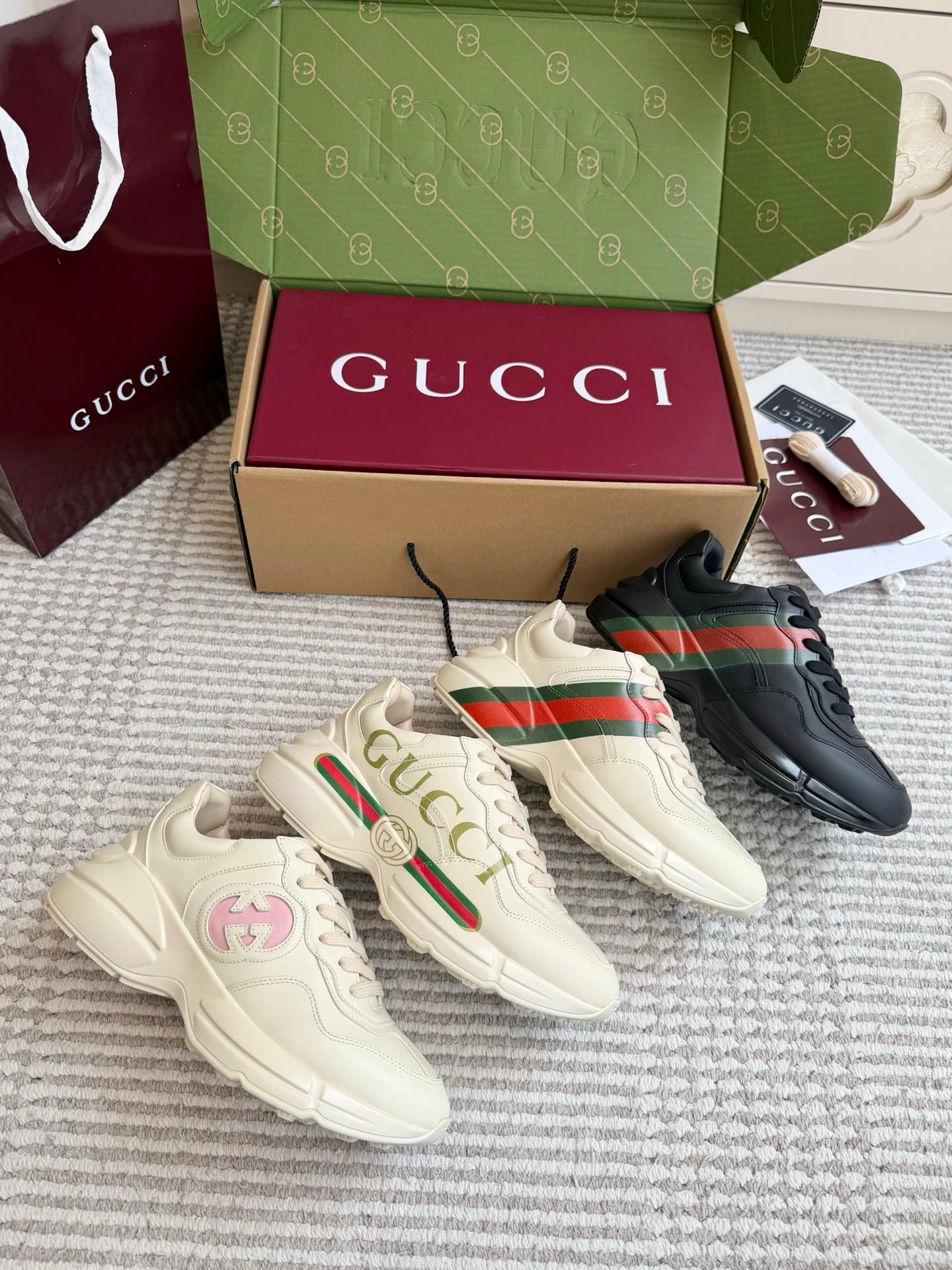 D7054 ⭐️ GUCCI·Gucci Rhyton collection: Dad shoes (many colors) — image 3