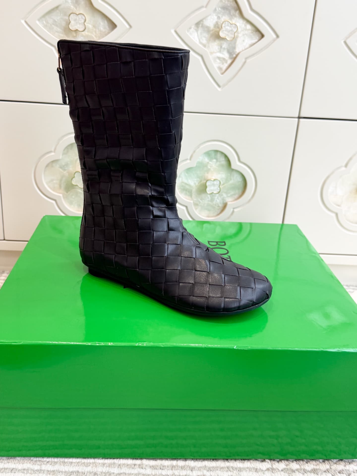D13787 ⭐️BV·Woven mid-calf boots — image 5