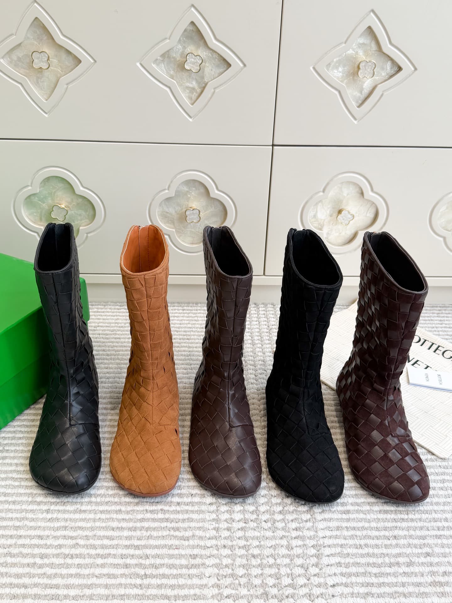 D13787 ⭐️BV·Woven mid-calf boots — image 2