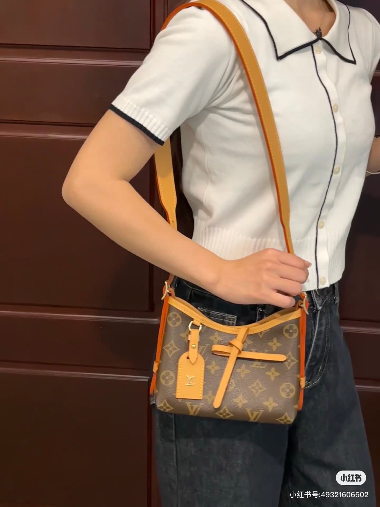 C5113 [Top Quality Version] All-steel hardware, 163C01 variable code chip, genuine product development, matching leather material for specialty stores. Model: M2A711. This Nano CarryAll handbag brings a fresh touch to everyday fashion with its elegant des — image 6