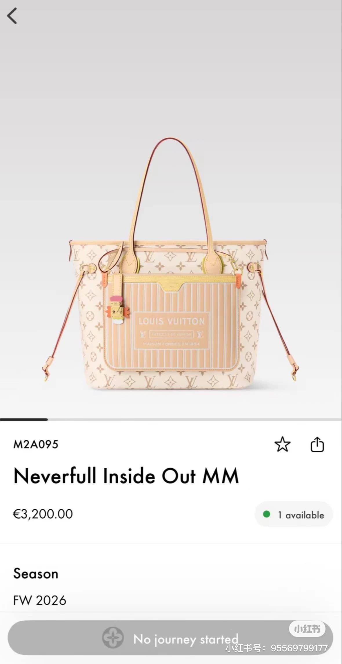 C5027 [Top-tier Enhanced Version] All-steel hardware, 163C01 variable code chip, genuine product development, authentic leather material. Model: M2A095. Shopping bag. The LVCrafty series reinterprets the NeverfullMM handbag in the iconic dune color of Mon — image 1