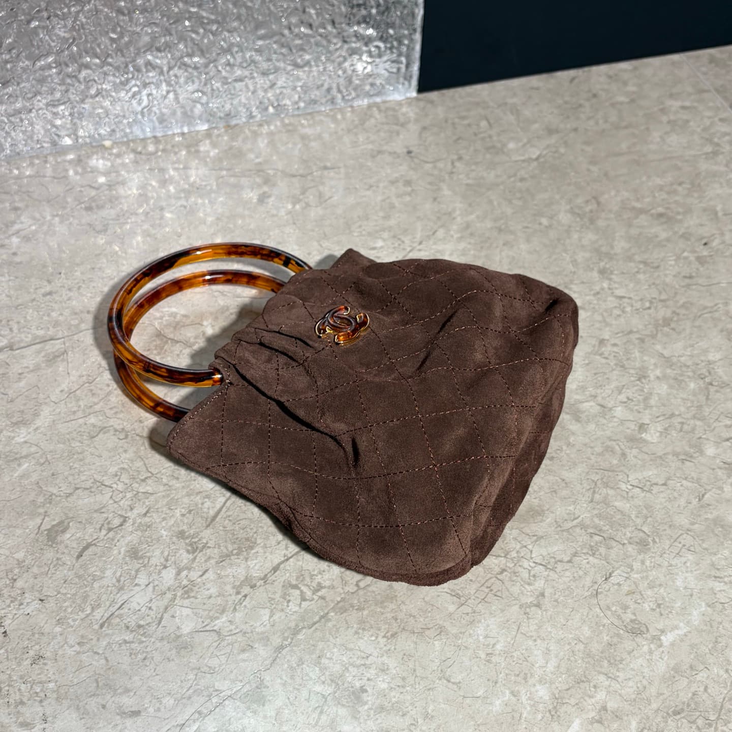 C801 🌸 Chanel 26C suede yuanbao handbag 🔥 — image 5
