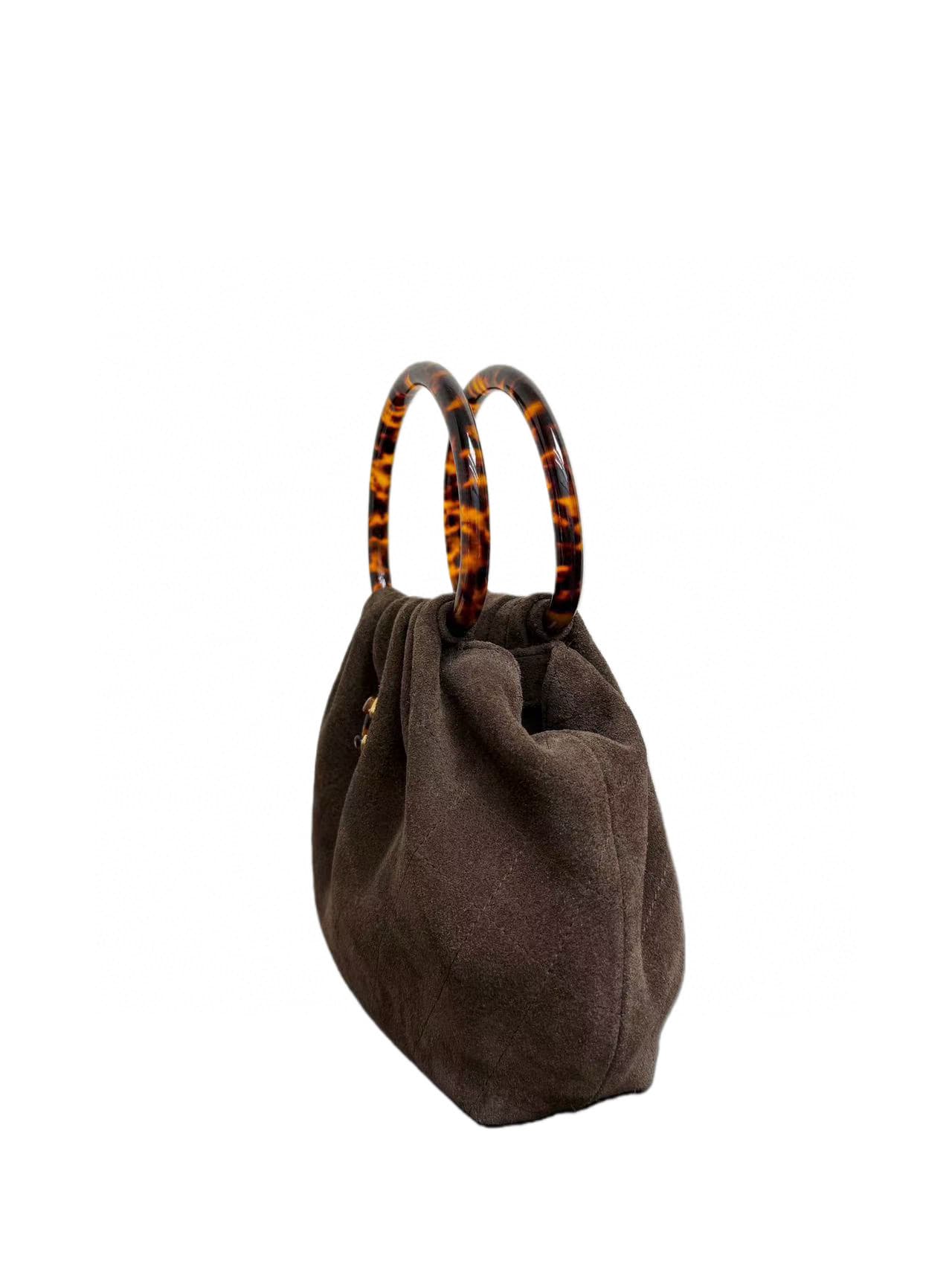 C801 🌸 Chanel 26C suede yuanbao handbag 🔥 — image 3
