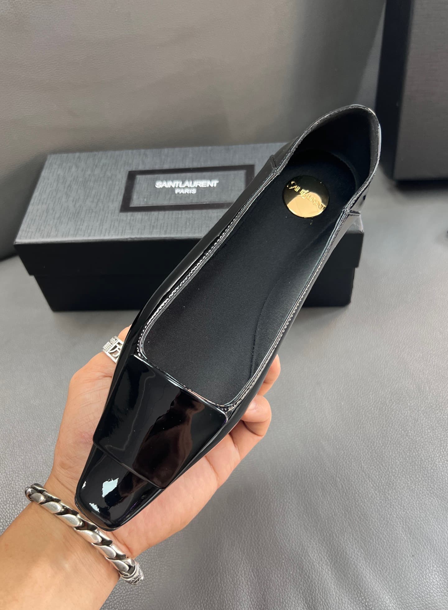 D12221 🇫🇷YSL 25A Square-toe Saint Laurent new model – sexy and elegant shoes — image 8