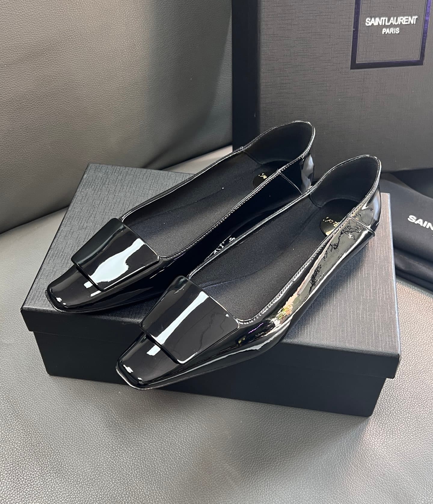 D12221 🇫🇷YSL 25A Square-toe Saint Laurent new model – sexy and elegant shoes — image 2