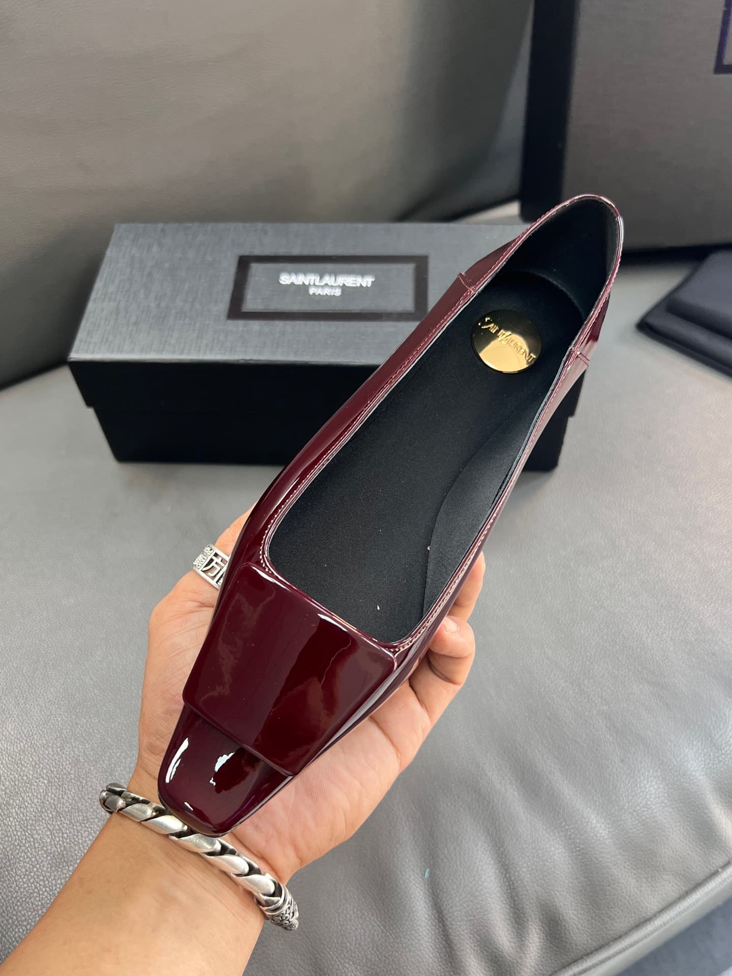 D12220 🇫🇷YSL 25A Square-toed Saint Laurent new model – sexy and elegant shoes — image 8
