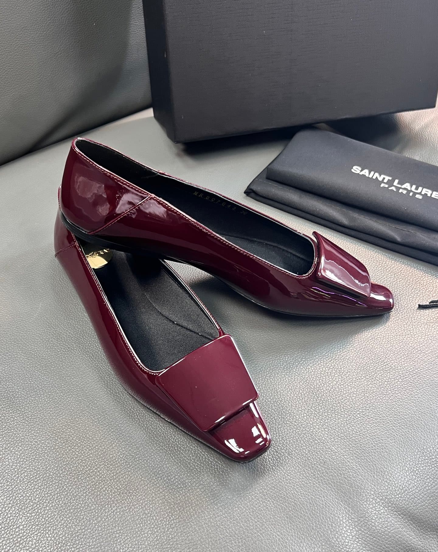 D12220 🇫🇷YSL 25A Square-toed Saint Laurent new model – sexy and elegant shoes — image 4