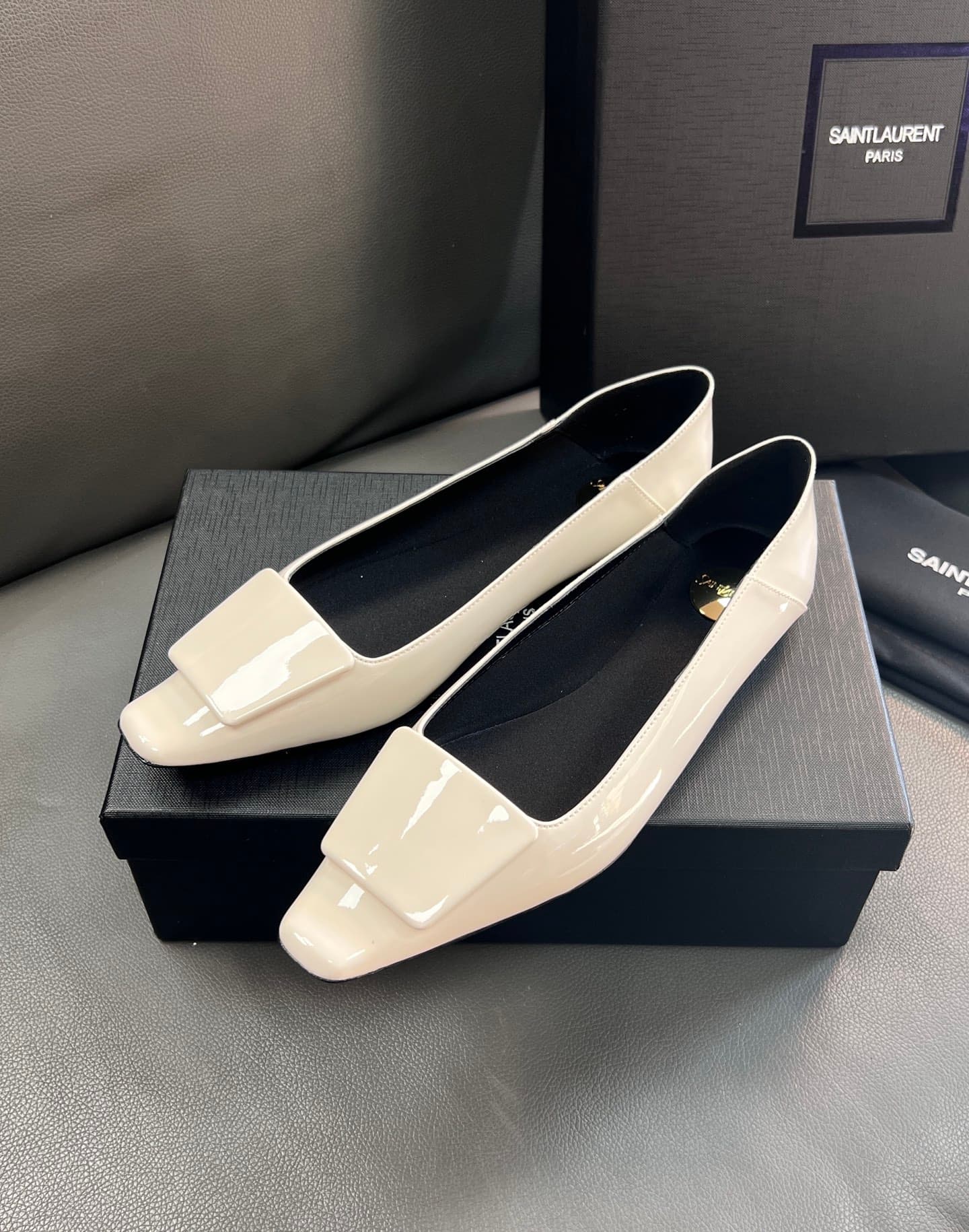 D12219 🇫🇷YSL 25A Square-toed Saint Laurent new model – sexy and elegant shoes — image 2