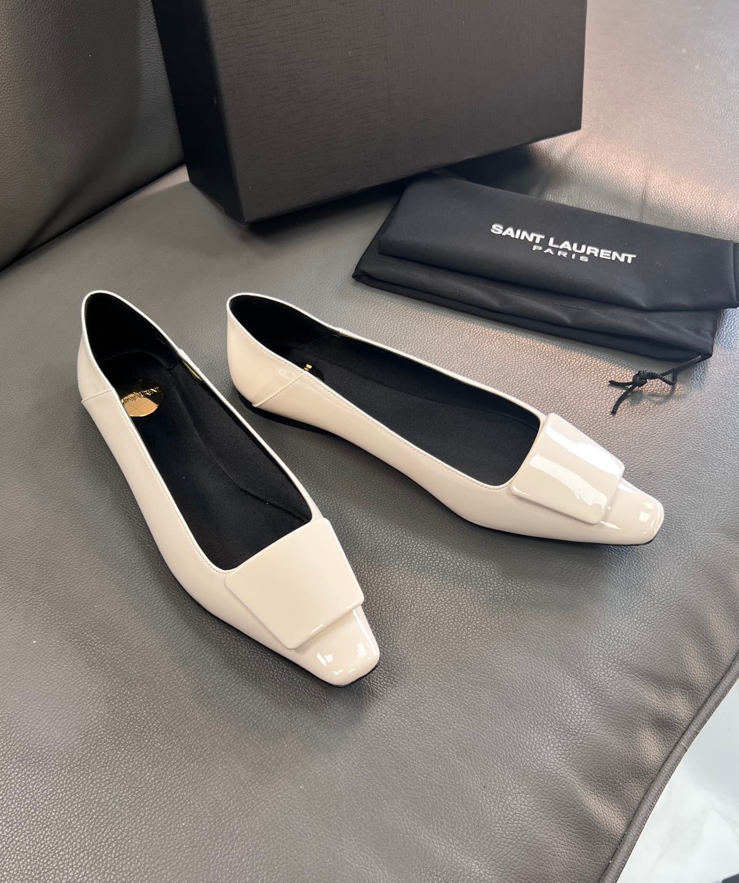 D12219 🇫🇷YSL 25A Square-toed Saint Laurent new model – sexy and elegant shoes — image 6