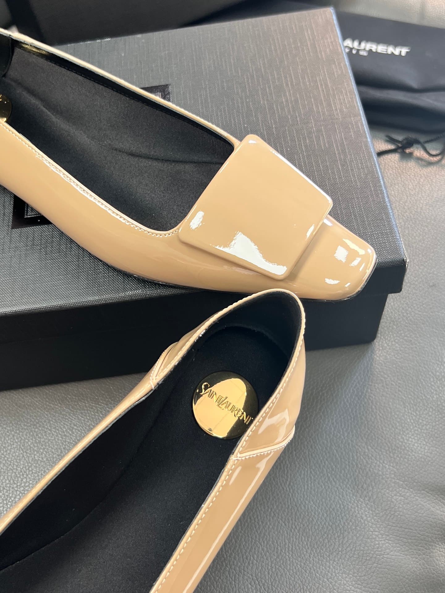 D12218 🇫🇷YSL 25A square-toe St. Laurent shoes – stylish and elegant new models — image 6