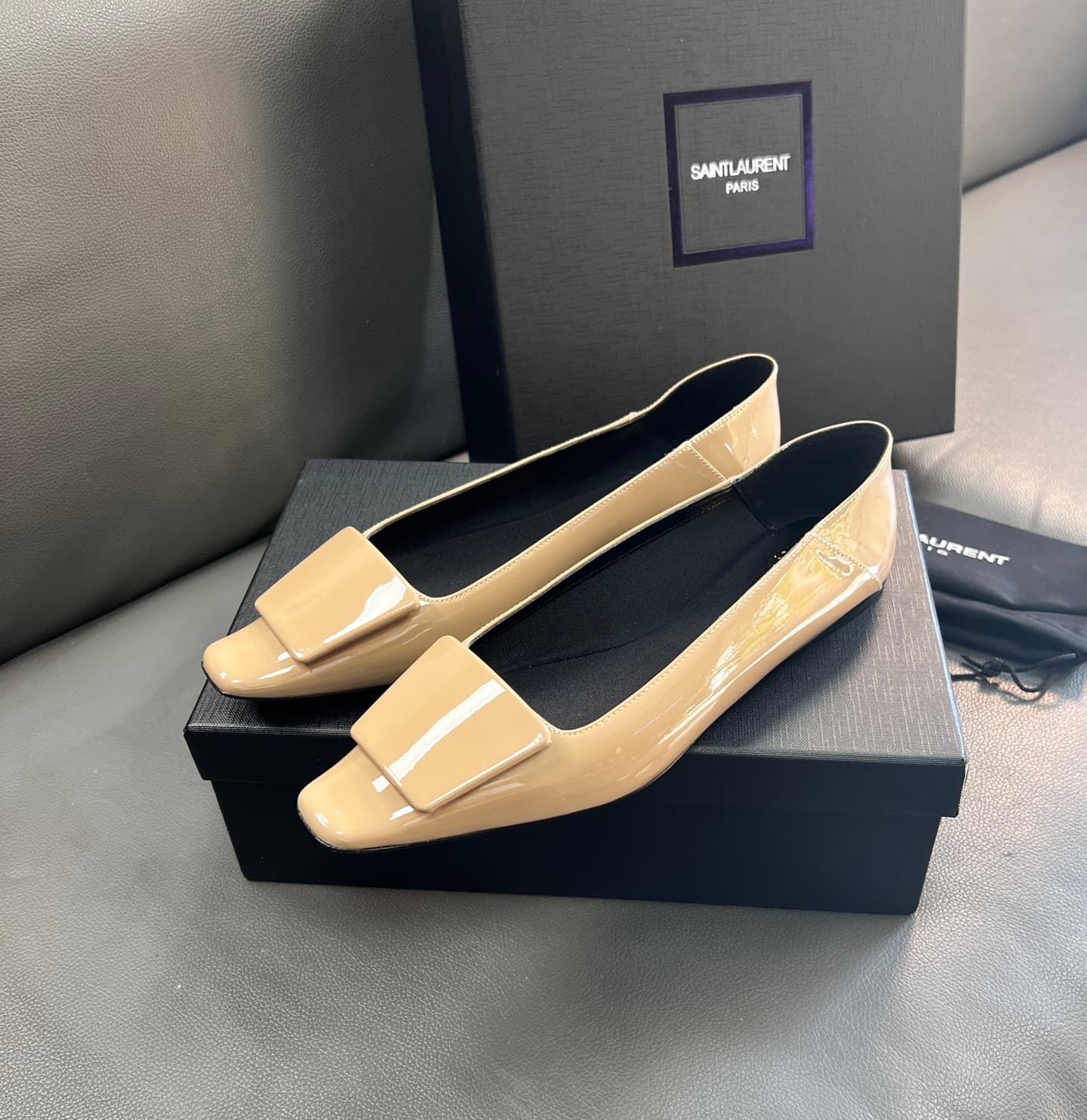 D12218 🇫🇷YSL 25A square-toe St. Laurent shoes – stylish and elegant new models — image 5
