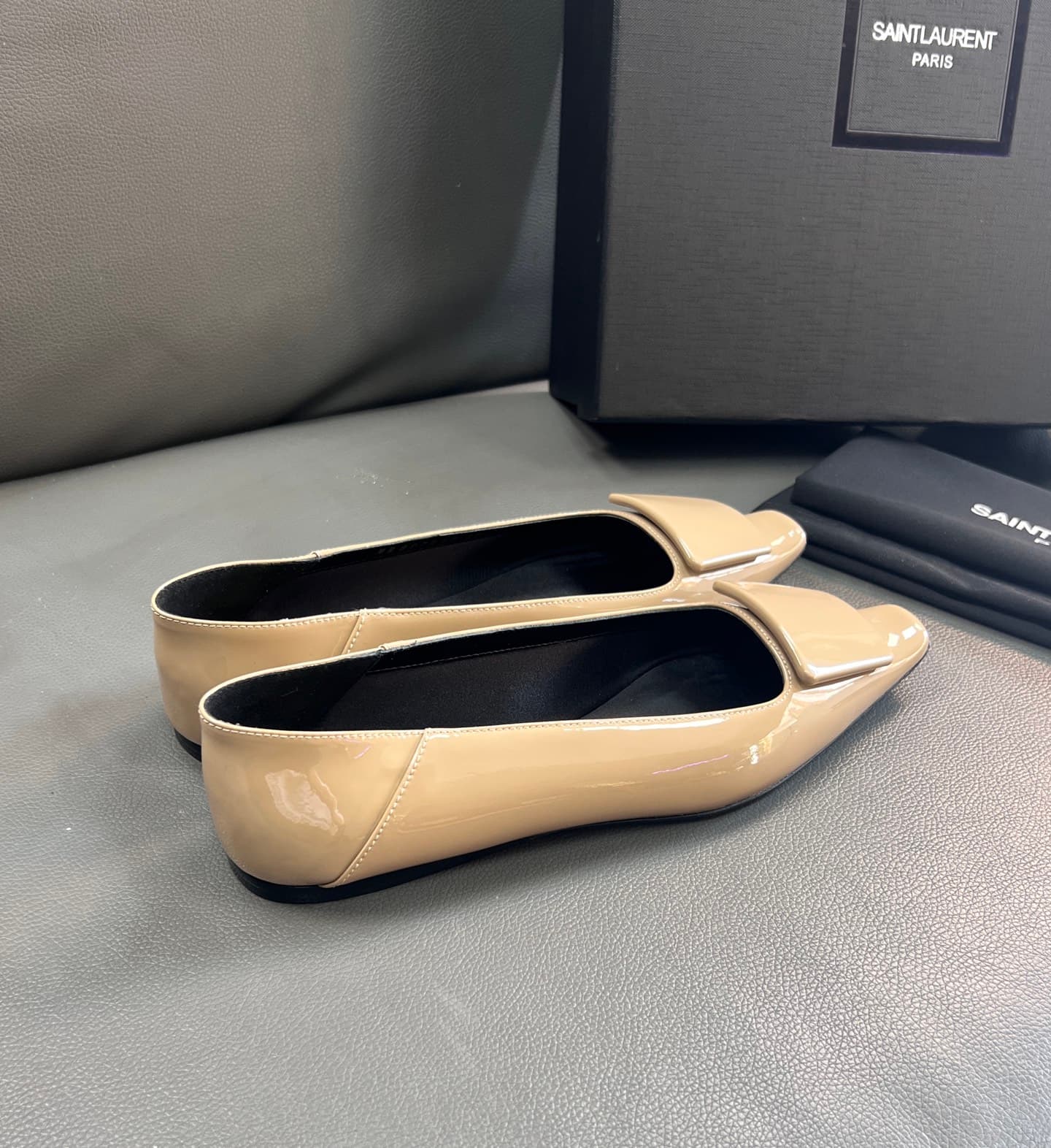 D12218 🇫🇷YSL 25A square-toe St. Laurent shoes – stylish and elegant new models — image 4