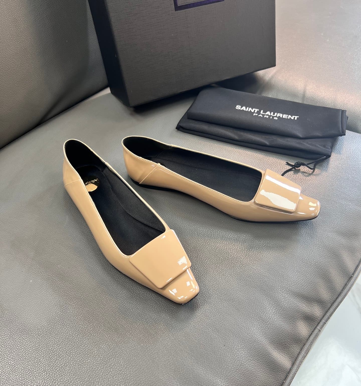 D12218 🇫🇷YSL 25A square-toe St. Laurent shoes – stylish and elegant new models — image 2