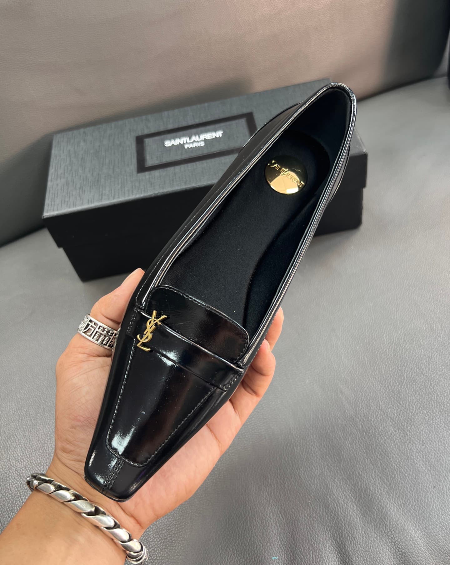 D12217 🇫🇷YSL Leif Jogging Shoes 25A, square-toe design, new style of Saint Laurent – sexy and elegant🛍🛍🛍 — image 8