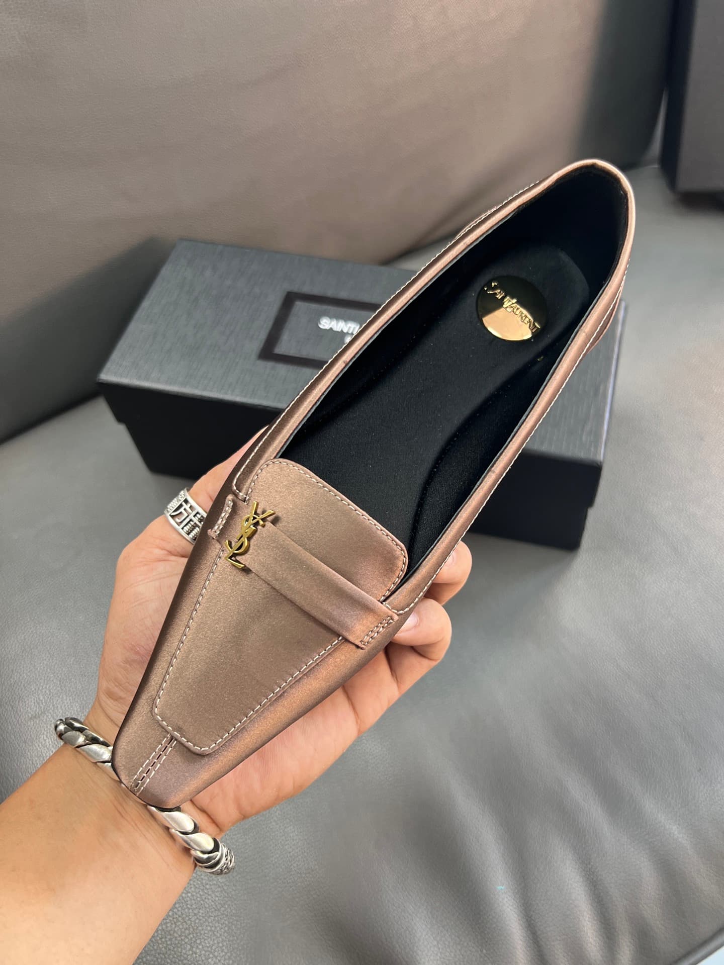 D12215 🇫🇷YSL Le Freak shoes 25A, square-toe design, new stylish and elegant Saint Laurent shoes 🛍🛍🛍 — image 8