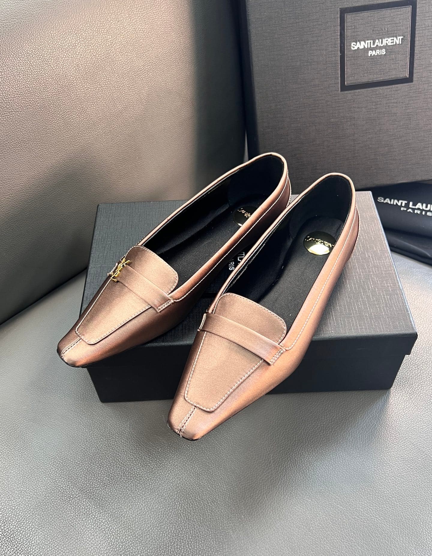 D12215 🇫🇷YSL Le Freak shoes 25A, square-toe design, new stylish and elegant Saint Laurent shoes 🛍🛍🛍 — image 6