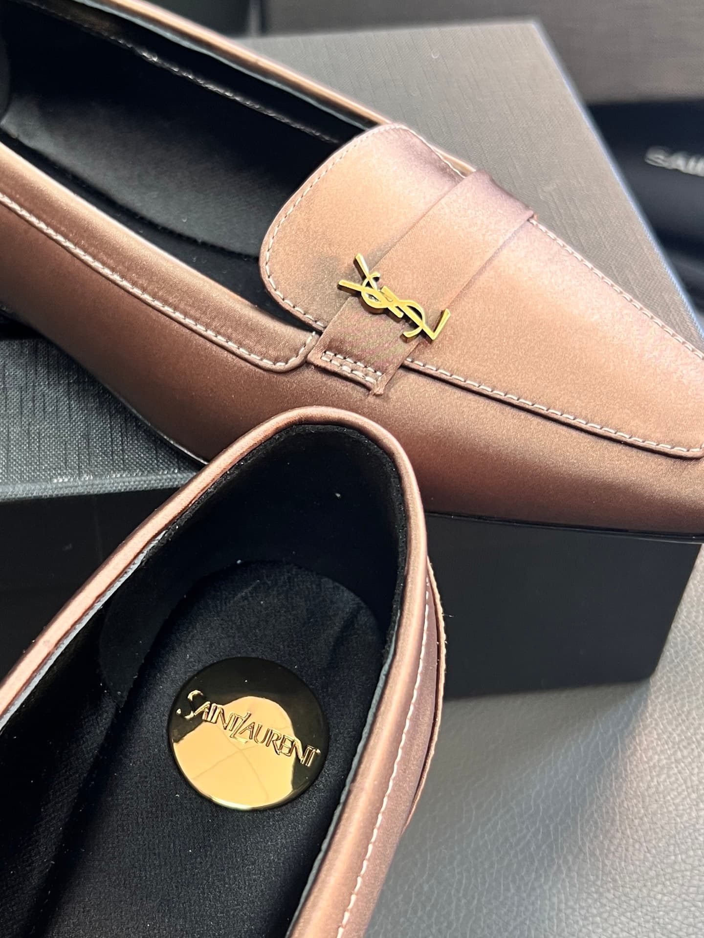 D12215 🇫🇷YSL Le Freak shoes 25A, square-toe design, new stylish and elegant Saint Laurent shoes 🛍🛍🛍 — image 5