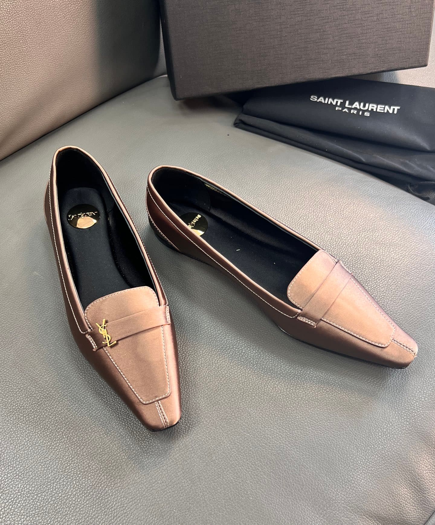 D12215 🇫🇷YSL Le Freak shoes 25A, square-toe design, new stylish and elegant Saint Laurent shoes 🛍🛍🛍 — image 2