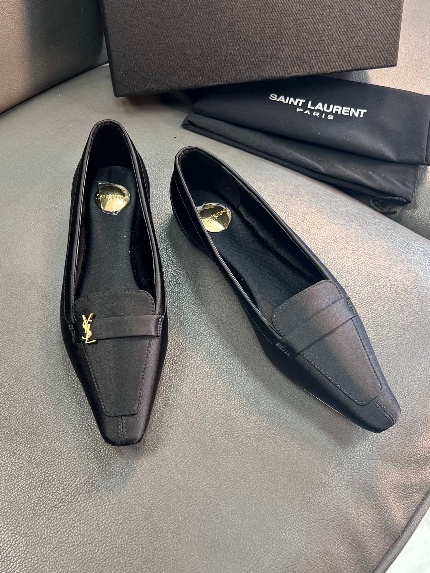 D12214 🇫🇷YSL Leif Elst shoes 25A, square-toe style, new models from Saint Laurent – stylish and elegant🛍🛍🛍 — image 2