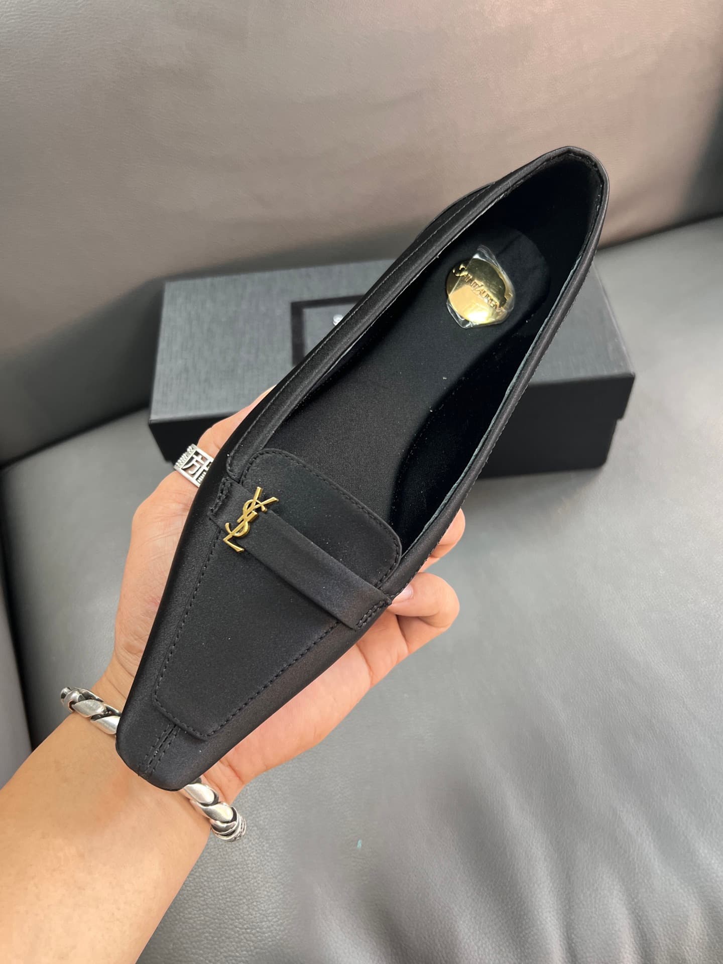 D12214 🇫🇷YSL Leif Elst shoes 25A, square-toe style, new models from Saint Laurent – stylish and elegant🛍🛍🛍 — image 8
