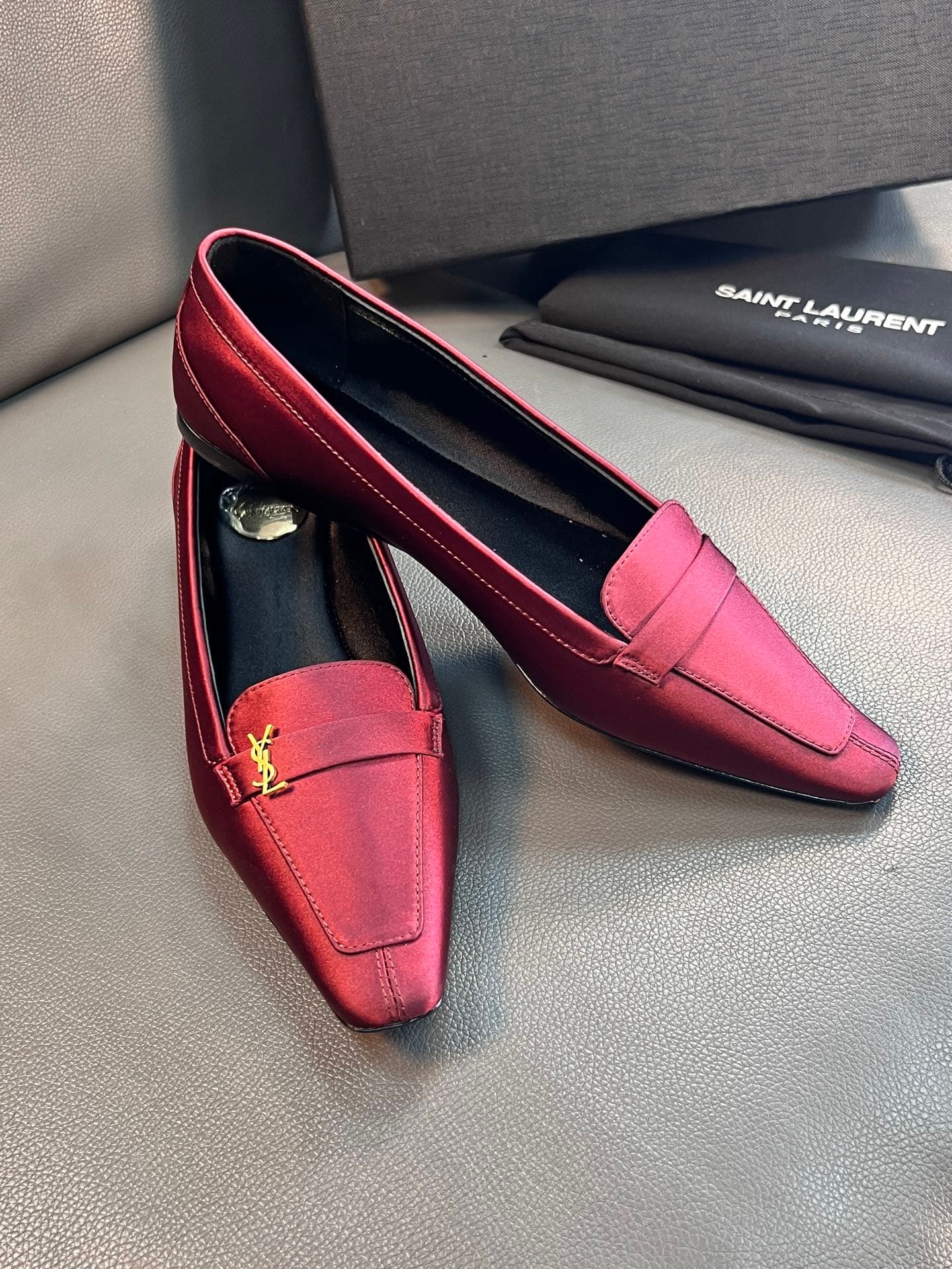 D12213 🇫🇷YSL Leufu shoes 25A, square-toe, Saint Laurent’s new model – sexy and elegant🛍🛍🛍 — image 4