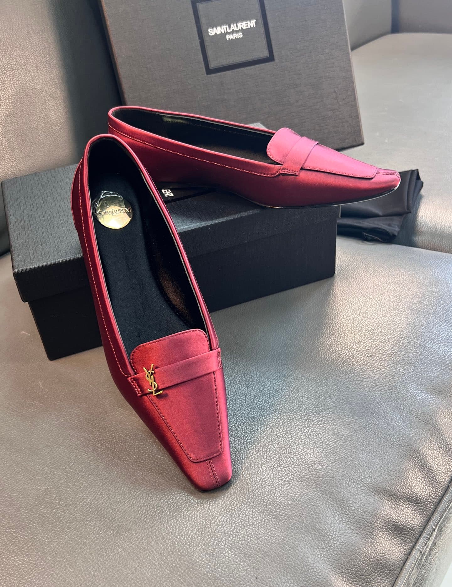 D12213 🇫🇷YSL Leufu shoes 25A, square-toe, Saint Laurent’s new model – sexy and elegant🛍🛍🛍 — image 6