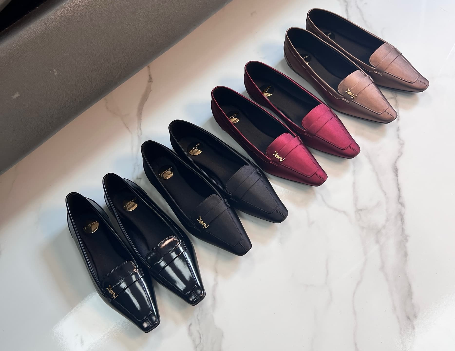 D12212 YSL Saint Laurent new model petite square-toe LeFort shoes — image 2