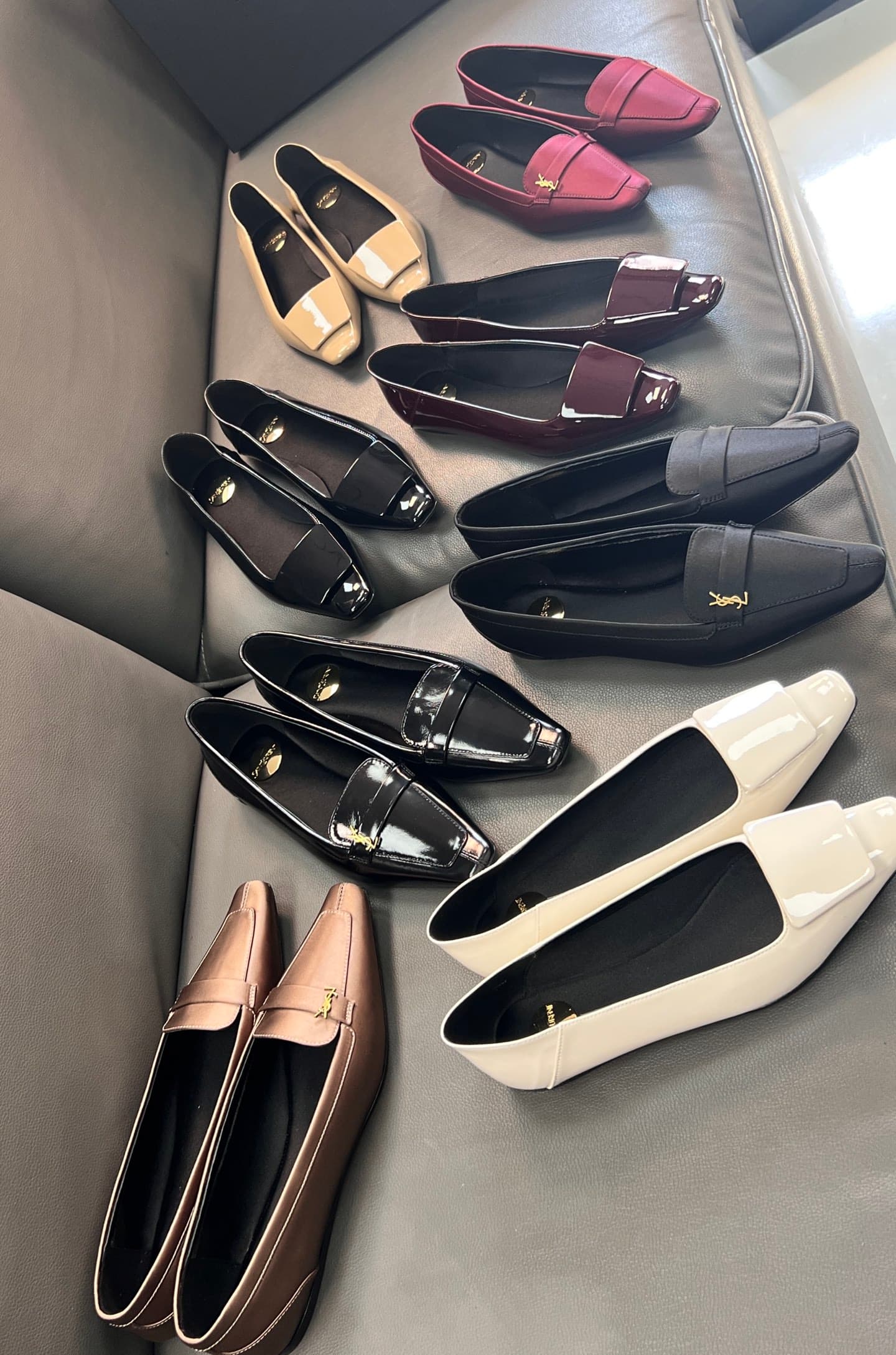 D12212 YSL Saint Laurent new model petite square-toe LeFort shoes — image 3