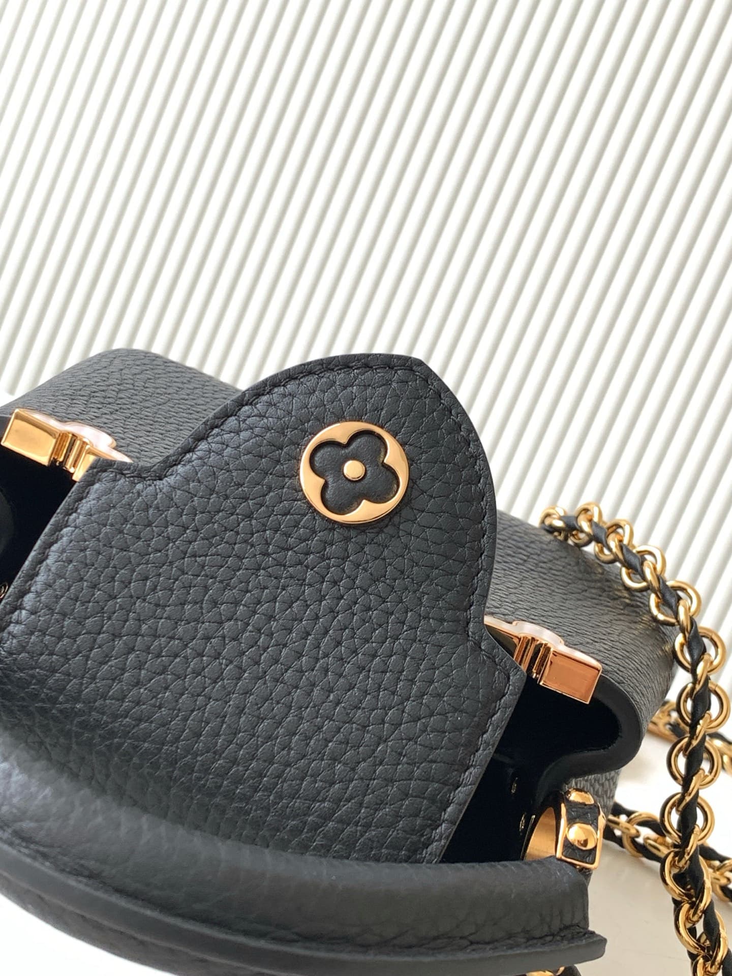 C4953 P【Full-steel hardware MB163c01 variable code chip] comes with complete packaging. Authentic materials. lv m10166m48865 black and white pearls pattern — image 7