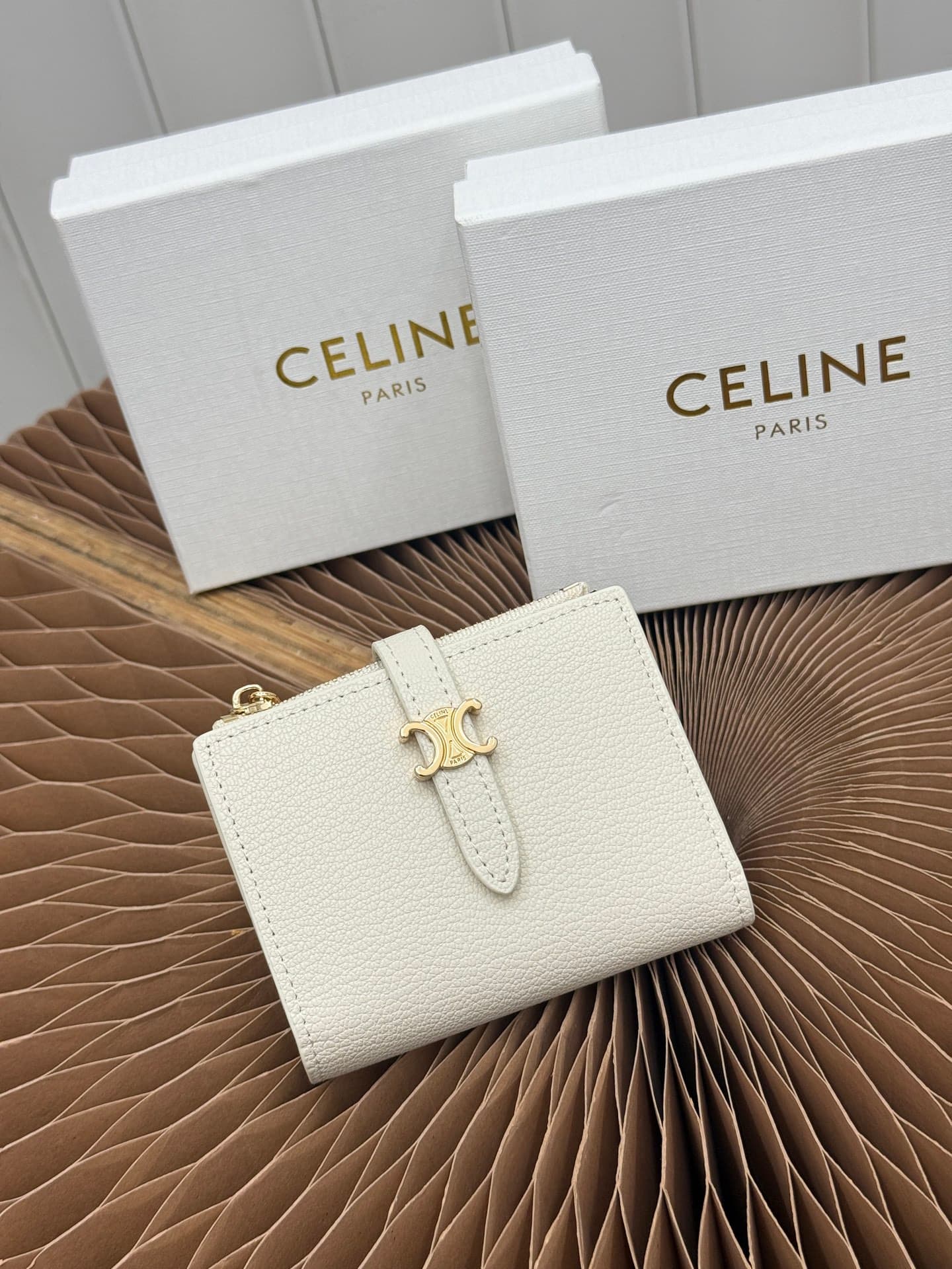 C409 TRIOMPHE PONTET short wallet — image 1