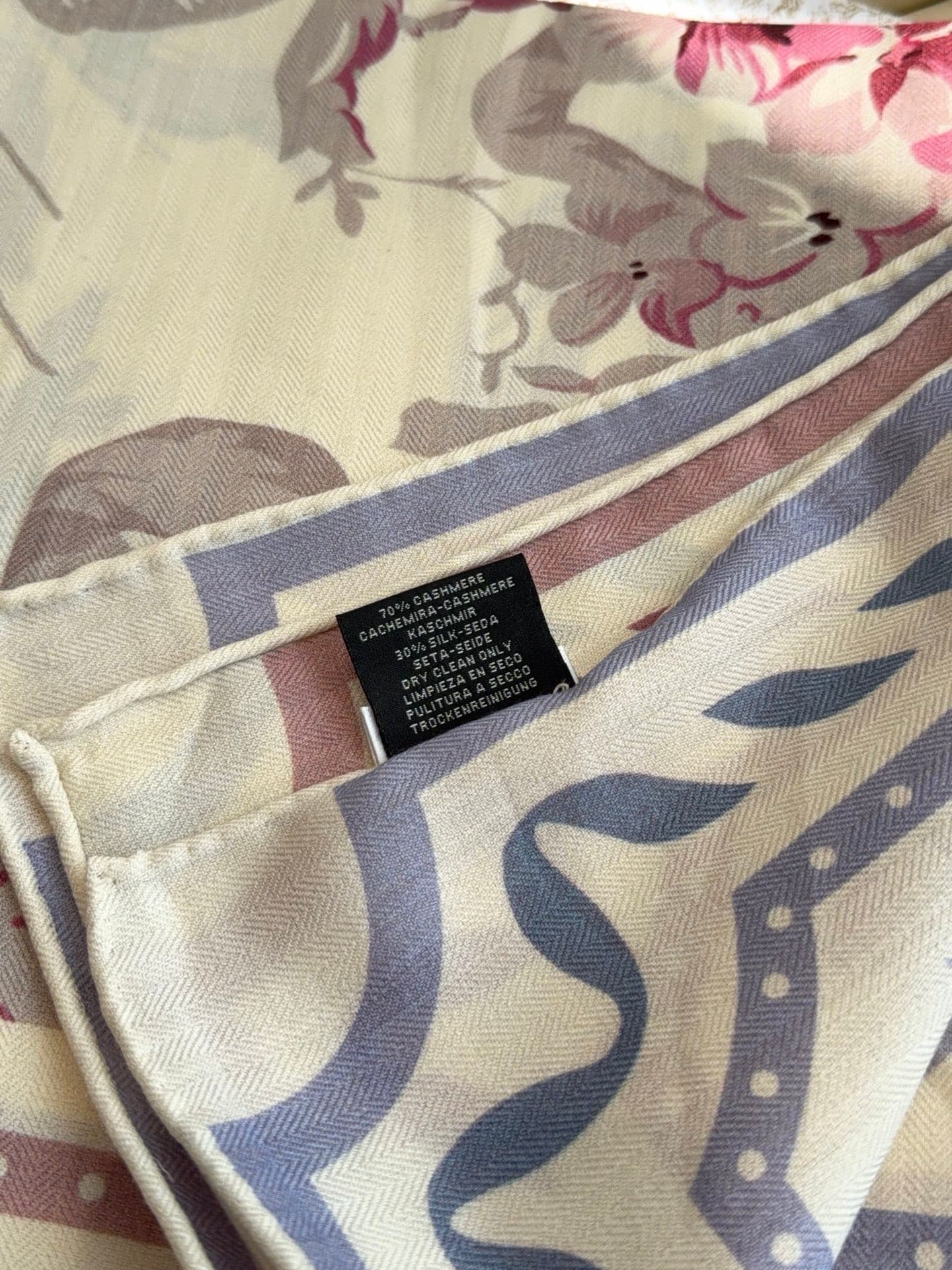 C30653 Dior “Saddle Stitch” 140 Shawl — image 4