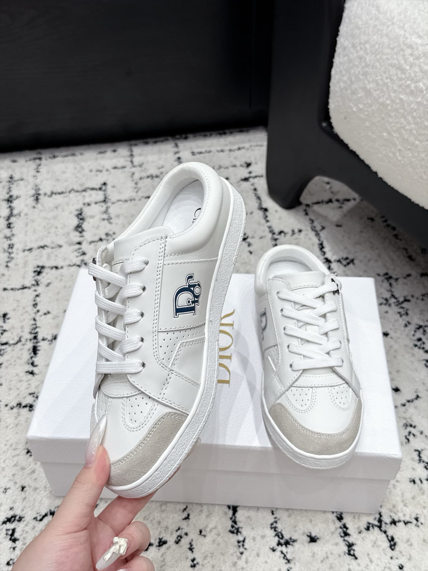 D5733 Dior 26/ Dior’s new casual shoes, White shoes, Board shoes — image 4